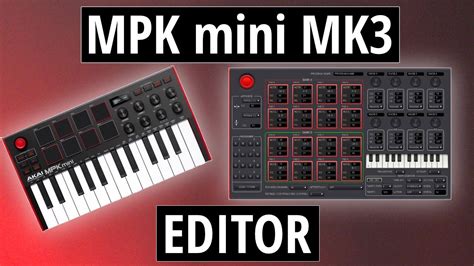 akai mpk mini mk3 editor software